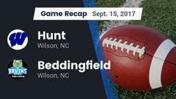 Recap: Hunt  vs. Beddingfield  2017