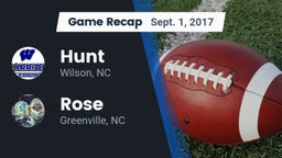 Recap: Hunt  vs. Rose  2017