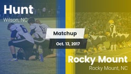 Matchup: Hunt vs. Rocky Mount  2017
