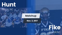 Matchup: Hunt vs. Fike  2017