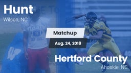 Matchup: Hunt vs. Hertford County  2018