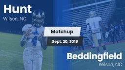 Matchup: Hunt vs. Beddingfield  2019