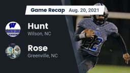 Recap: Hunt  vs. Rose  2021