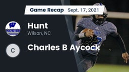 Recap: Hunt  vs. Charles B Aycock 2021