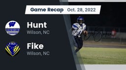 Recap: Hunt  vs. Fike  2022