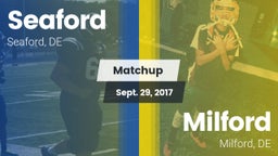 Matchup: Seaford vs. Milford  2017