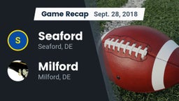 Recap: Seaford  vs. Milford  2018