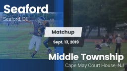 Matchup: Seaford vs. Middle Township  2019