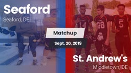 Matchup: Seaford vs. St. Andrew's  2019