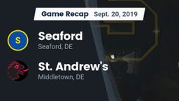 Recap: Seaford  vs. St. Andrew's  2019