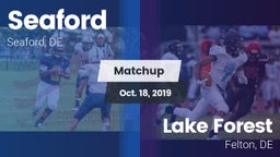 Matchup: Seaford vs. Lake Forest  2019