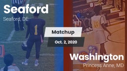 Matchup: Seaford vs. Washington  2020