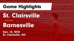 St. Clairsville  vs Barnesville  Game Highlights - Dec. 15, 2018