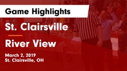 St. Clairsville  vs River View  Game Highlights - March 2, 2019