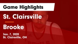 St. Clairsville  vs Brooke  Game Highlights - Jan. 7, 2020