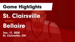 St. Clairsville  vs Bellaire  Game Highlights - Jan. 17, 2020