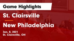 St. Clairsville  vs New Philadelphia  Game Highlights - Jan. 8, 2021