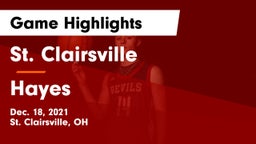 St. Clairsville  vs Hayes  Game Highlights - Dec. 18, 2021