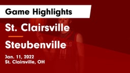 St. Clairsville  vs Steubenville  Game Highlights - Jan. 11, 2022