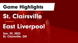 St. Clairsville  vs East Liverpool  Game Highlights - Jan. 29, 2022