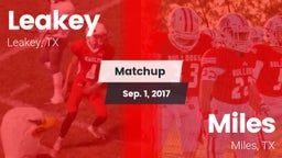 Matchup: Leakey vs. Miles  2017