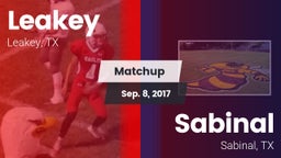 Matchup: Leakey vs. Sabinal  2017