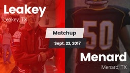 Matchup: Leakey vs. Menard  2017