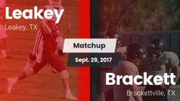 Matchup: Leakey vs. Brackett  2017