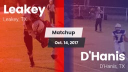 Matchup: Leakey vs. D'Hanis  2017