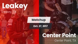 Matchup: Leakey vs. Center Point  2017