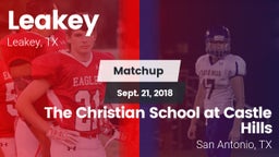 Matchup: Leakey vs. The Christian School at Castle Hills 2018