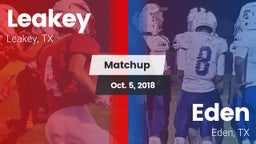 Matchup: Leakey vs. Eden  2018