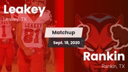 Matchup: Leakey vs. Rankin  2020
