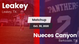 Matchup: Leakey vs. Nueces Canyon  2020