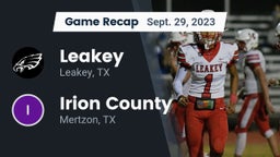 Recap: Leakey  vs. Irion County  2023
