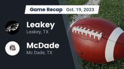 Recap: Leakey  vs. McDade  2023
