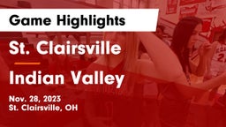 St. Clairsville  vs Indian Valley  Game Highlights - Nov. 28, 2023
