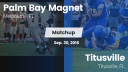 Matchup: Palm Bay vs. Titusville  2016