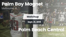 Matchup: Palm Bay vs. Palm Beach Central  2018