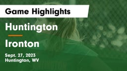 Huntington  vs Ironton Game Highlights - Sept. 27, 2023