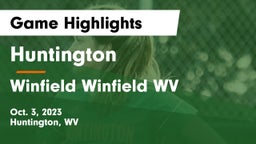 Huntington  vs Winfield  Winfield WV Game Highlights - Oct. 3, 2023