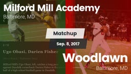 Matchup: Milford Mill Academy vs. Woodlawn  2017