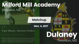 Matchup: Milford Mill Academy vs. Dulaney  2017