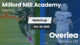 Matchup: Milford Mill Academy vs. Overlea  2020