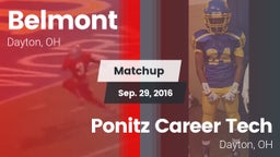 Matchup: Belmont vs. Ponitz Career Tech  2016