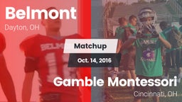 Matchup: Belmont vs. Gamble Montessori  2016