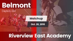 Matchup: Belmont vs. Riverview East Academy 2016
