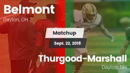 Matchup: Belmont vs. Thurgood-Marshall  2018