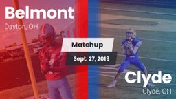 Matchup: Belmont vs. Clyde  2019