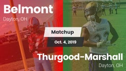 Matchup: Belmont vs. Thurgood-Marshall  2019